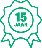 15 jaar garantie