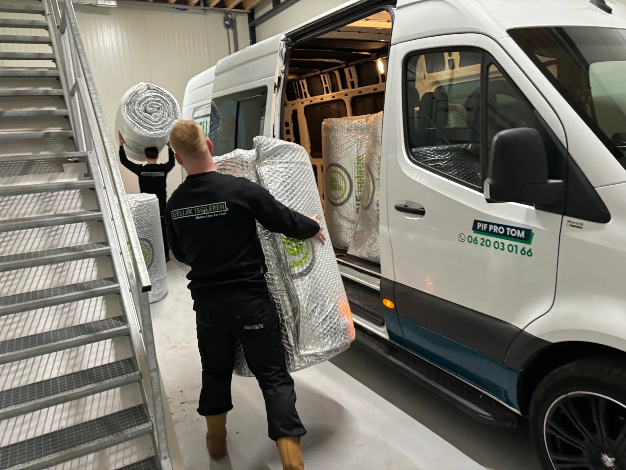 Vloerisolatie met pif