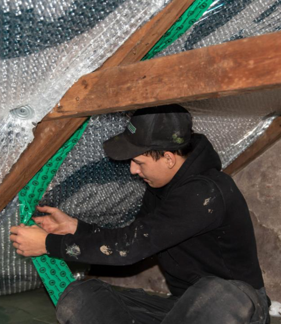 Isolatie in Harkstede