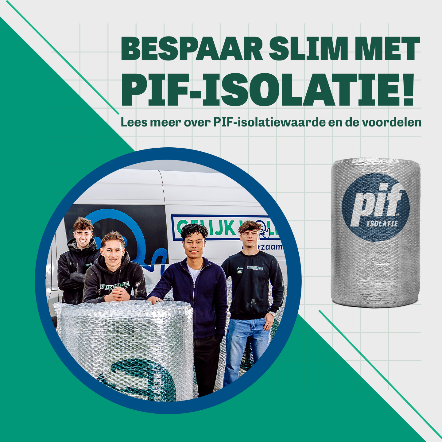 bespaar met pif isolatie rc waarde